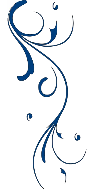 Swirl Floral Decoration Stickdatei