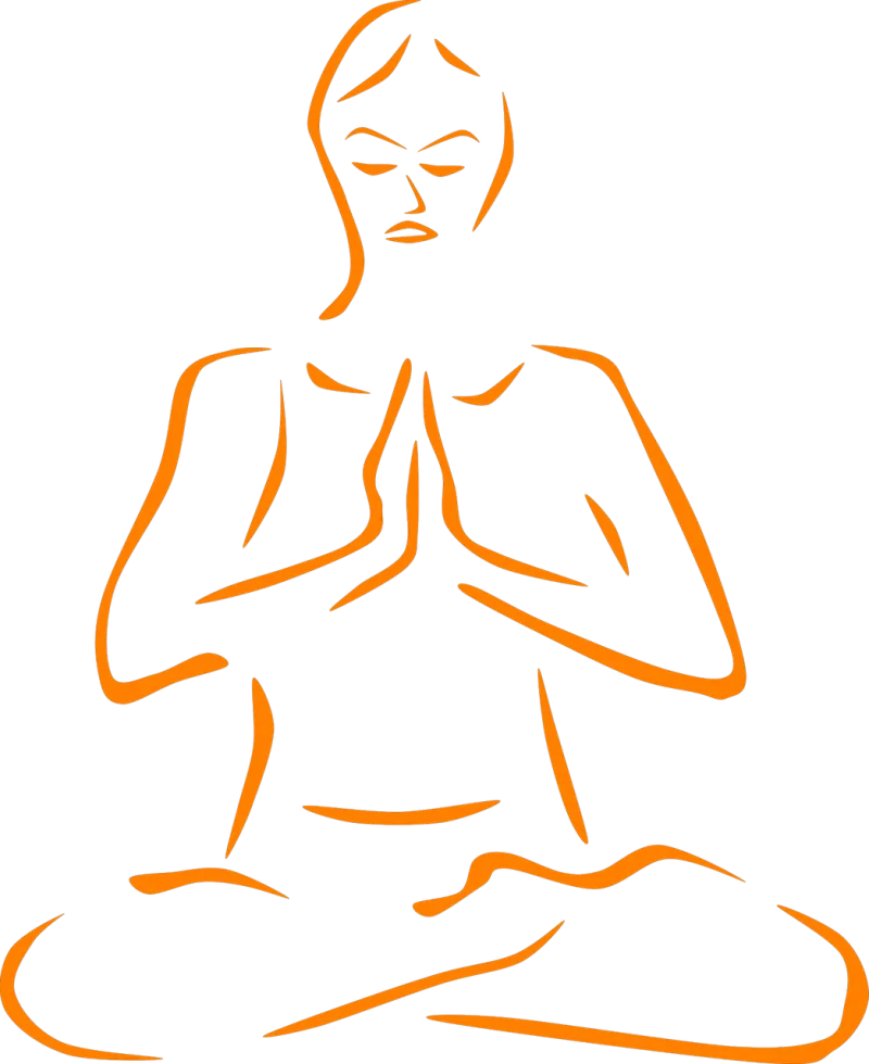 Meditation Meditate Crossed legs Stickdatei – Sport
