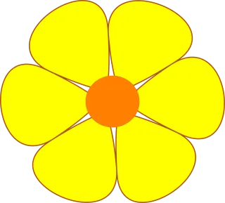 Daisy Yellow Flower Stickdatei
