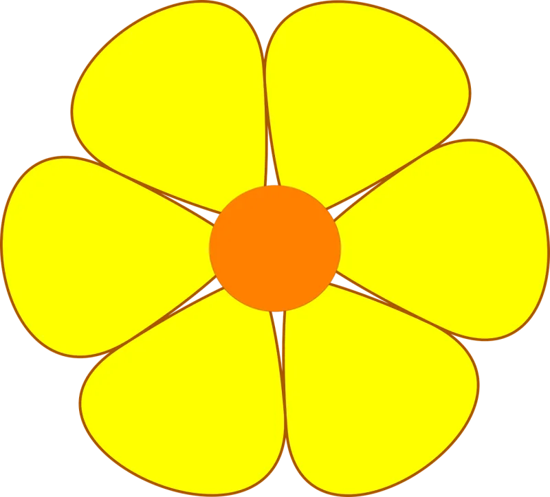 Daisy Yellow Flower Stickdatei – Blumen