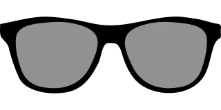 Sunglasses Sun protection Black Stickdatei