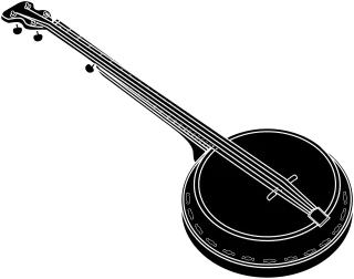 Banjo Black Music Stickdatei – Musik