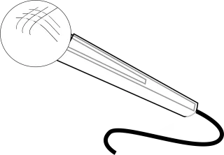 Microphone Music White Stickdatei