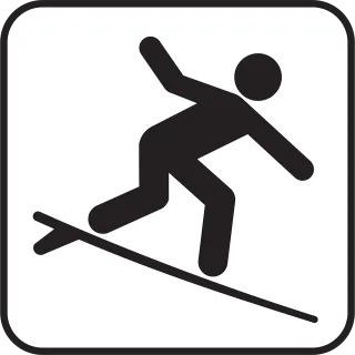 Surfing Nature Surf Stickdatei