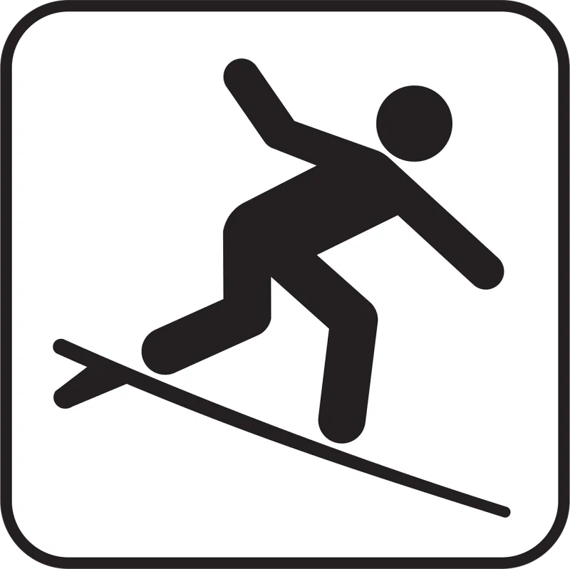 Surfing Nature Surf Stickdatei – Sport