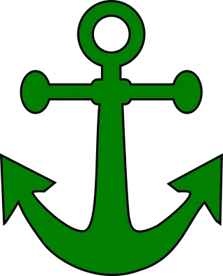 Anchor Green Navy Stickdatei