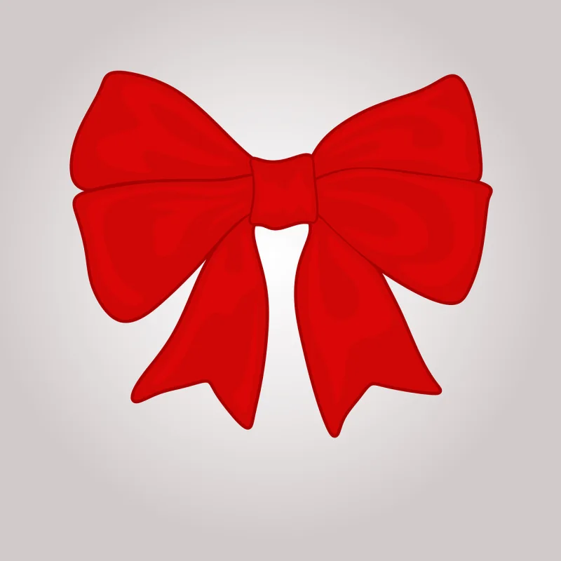 Bow Satin Thread Stickdatei – Weihnachten