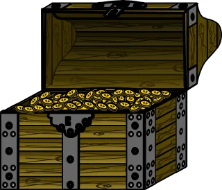 Treasure Gold Coins Stickdatei
