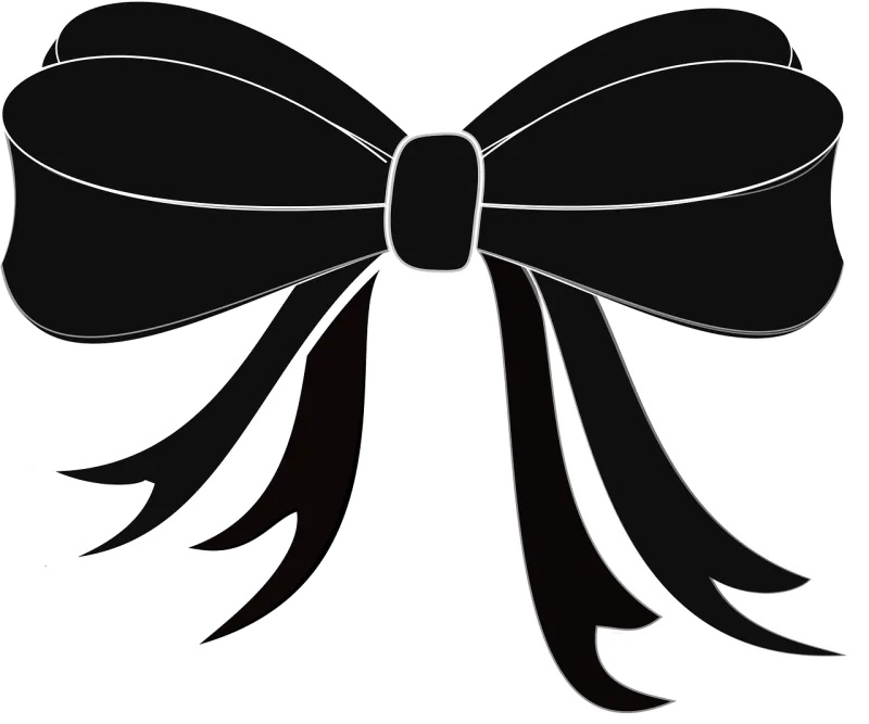 Ribbon Black Bow Stickdatei – Weihnachten