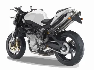 Motorcycle Motorbike Bike Stickdatei