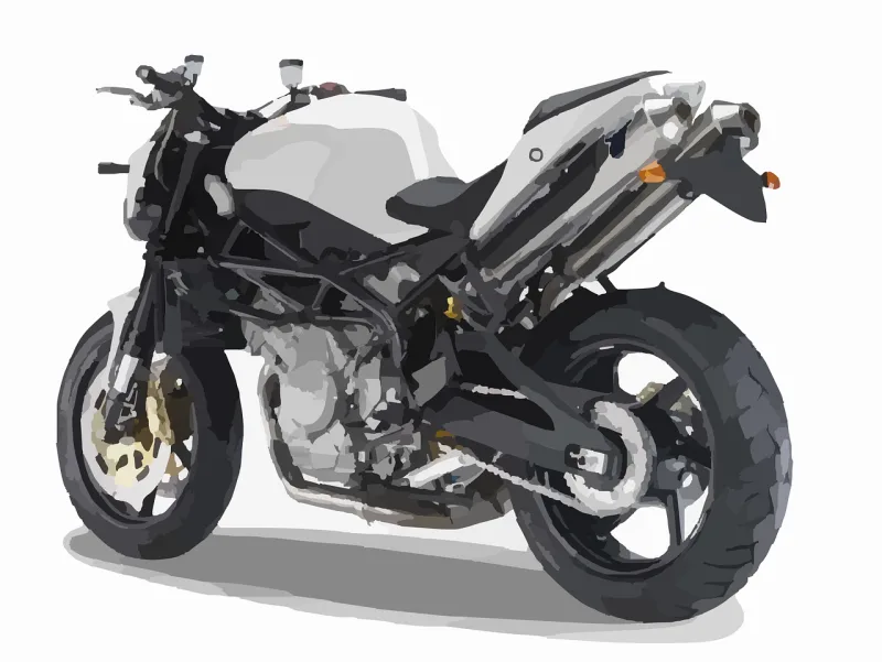 Motorcycle Motorbike Bike Stickdatei – Fahrzeuge