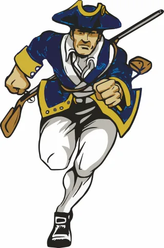 Patriot Solider Navy Stickdatei