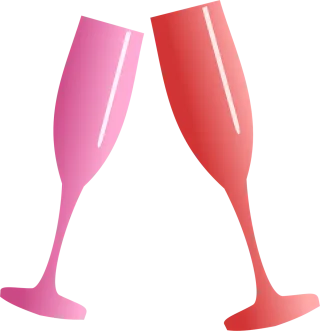 Champagne Toasting Cheers Stickdatei