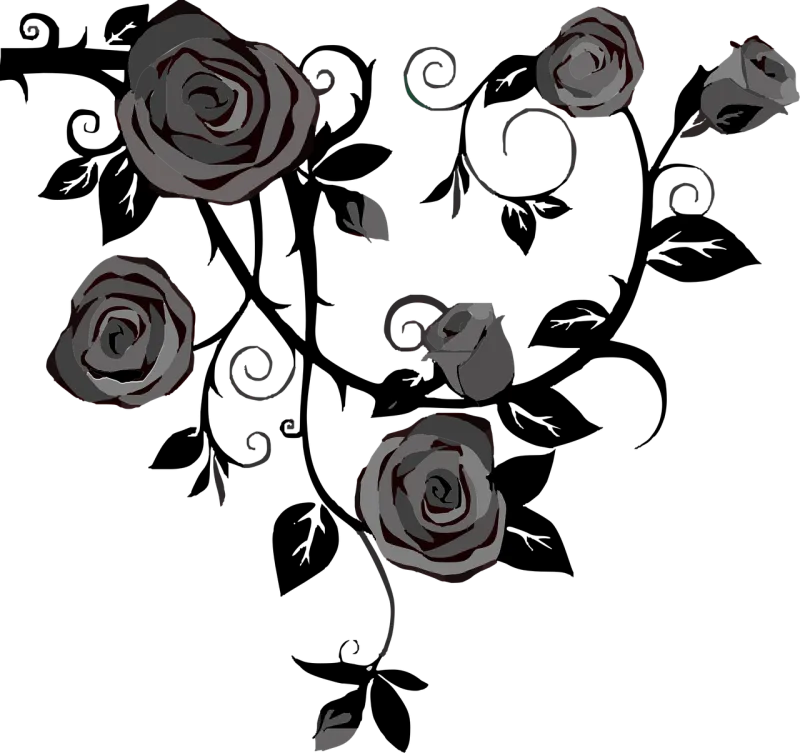 Roses Flowers Beautiful flowers Stickdatei – Blumen