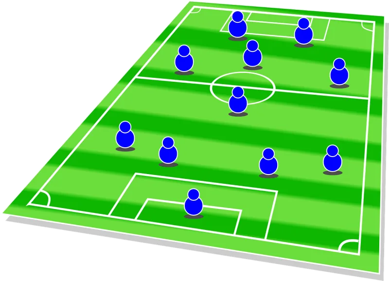 Football Pitch Field Stickdatei – Sport