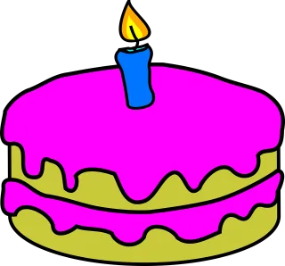 One Cake Candle Stickdatei
