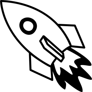 Rocketship Spacecraft Spaceship Stickdatei