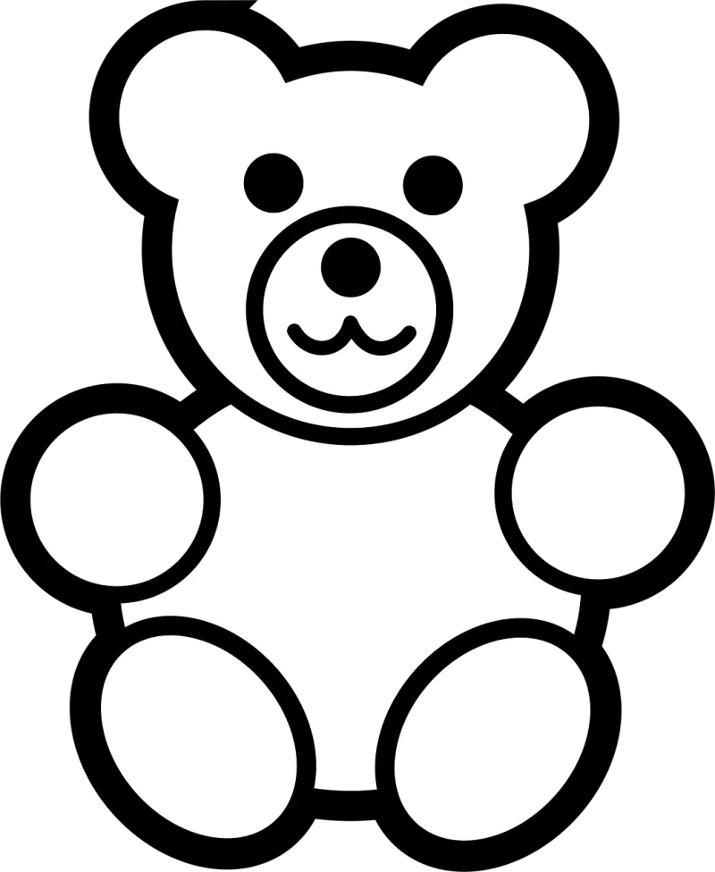 Teddy bear Teddy Bear Stickdatei – Kinder