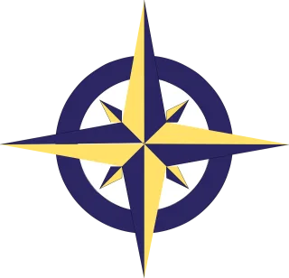 Compass rose Wind rose Navigation Stickdatei