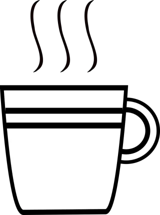 Cup Coffee Black Stickdatei – Essen & Trinken