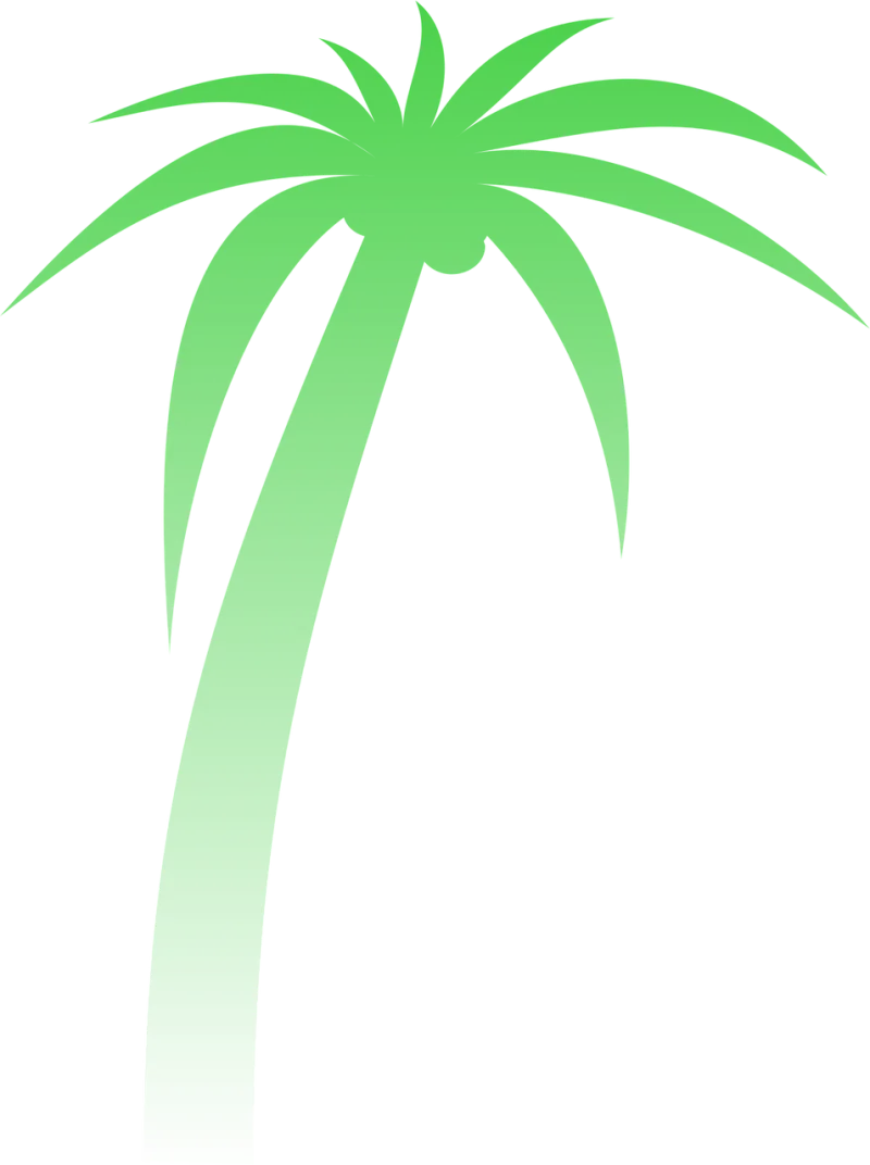 Palm Palm tree Gradient Stickdatei – Natur