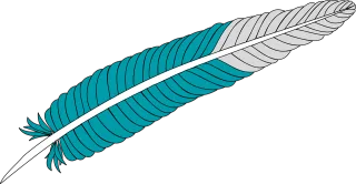 Feather Blue Light Stickdatei