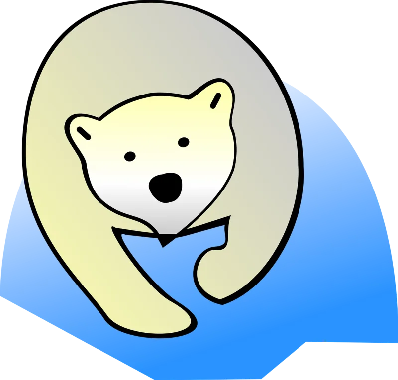 Polar bear Bear Polar Stickdatei – Tiere