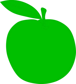 Apple Green Food Stickdatei – Essen & Trinken