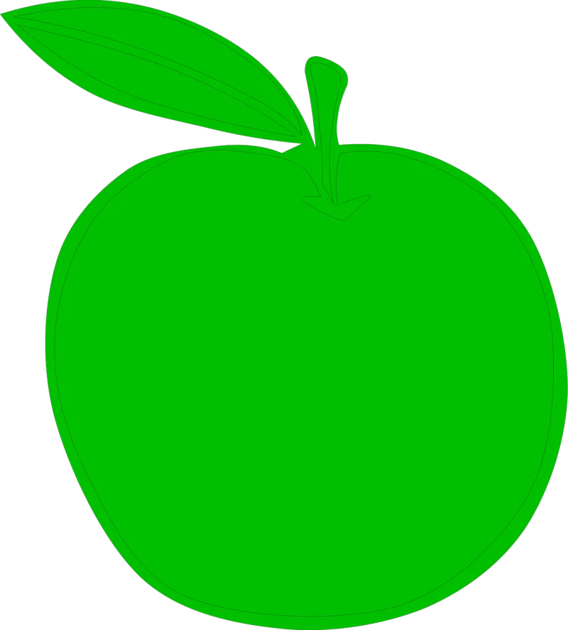 Apple Green Food Stickdatei – Essen & Trinken