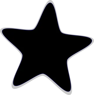 Star Favorite Black Stickdatei