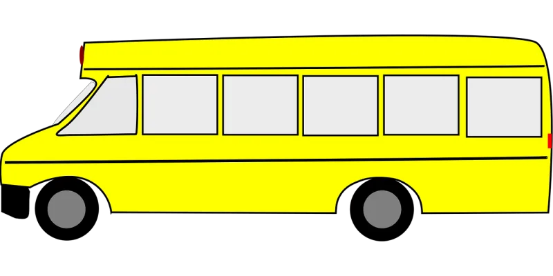 School bus Bus School Stickdatei – Fahrzeuge
