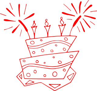 Cake Celebration Party Stickdatei