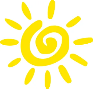 Sun Yellow Nature Stickdatei – Natur