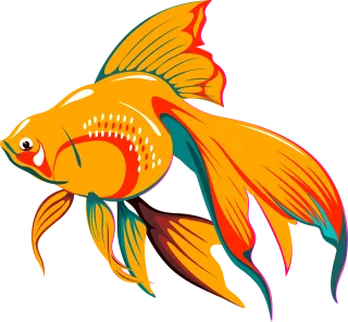 Fish Asian Nature Stickdatei