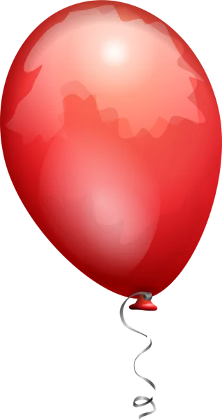 Balloon Red Party Stickdatei