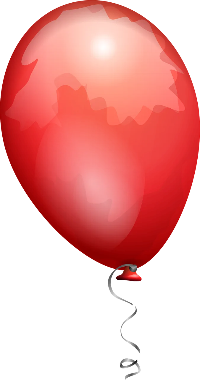 Balloon Red Party Stickdatei – Herzen & Liebe