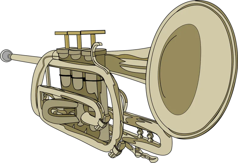 Trumpet Horn Musical instrument Stickdatei – Musik