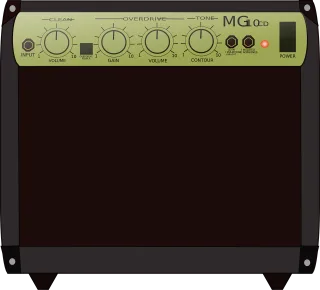 Speaker Electric Guitar Stickdatei
