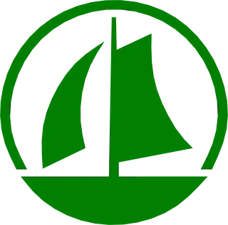 Boat Green Silhouette Stickdatei