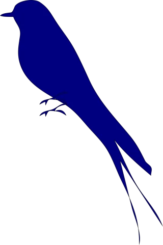 Love bird Bird Blue Stickdatei