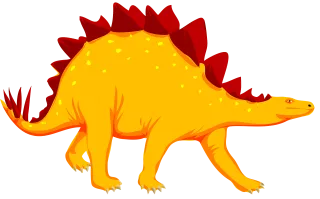 Stegosaurus Dinosaur Dino Stickdatei