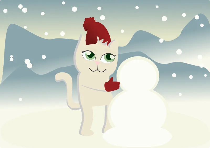 Christmas Winter Snowman Stickdatei – Weihnachten