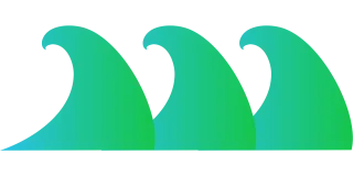Waves Surf Ocean Stickdatei