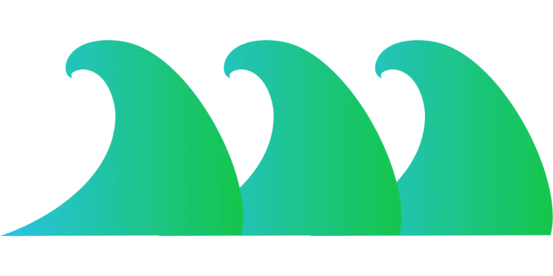 Waves Surf Ocean Stickdatei – Sport