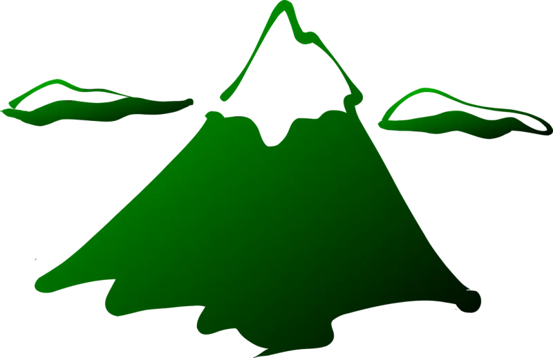 Mountain Peak Snow Stickdatei – Natur
