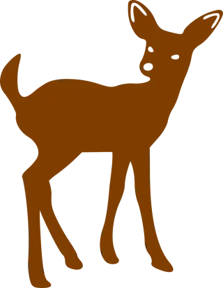 Deer Fawn Bambi Stickdatei