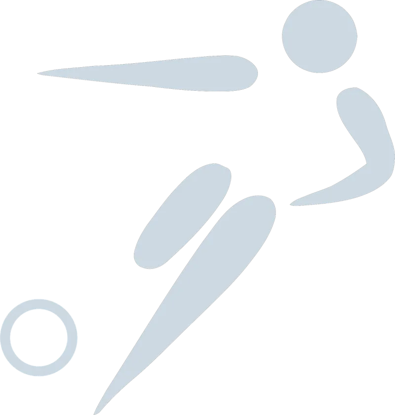 Soccer Player Symbol Stickdatei – Sport
