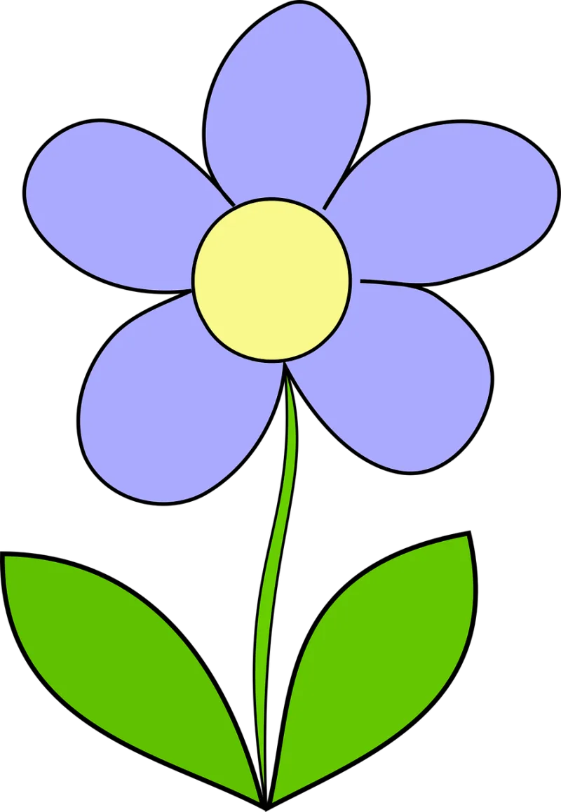 Daisy Purple Flower Stickdatei – Blumen