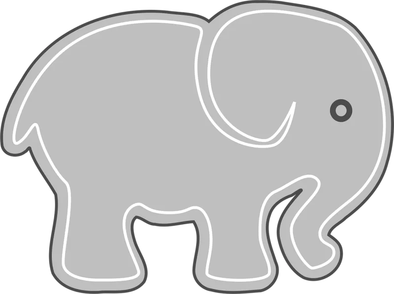 Elephant Africa Safari Stickdatei – Tiere