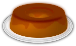 Flan Pudding Dessert Stickdatei